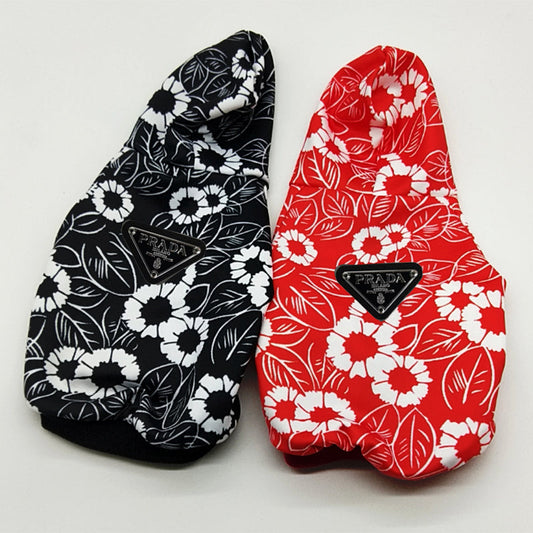 Prada Floral Hoodie OG Coat