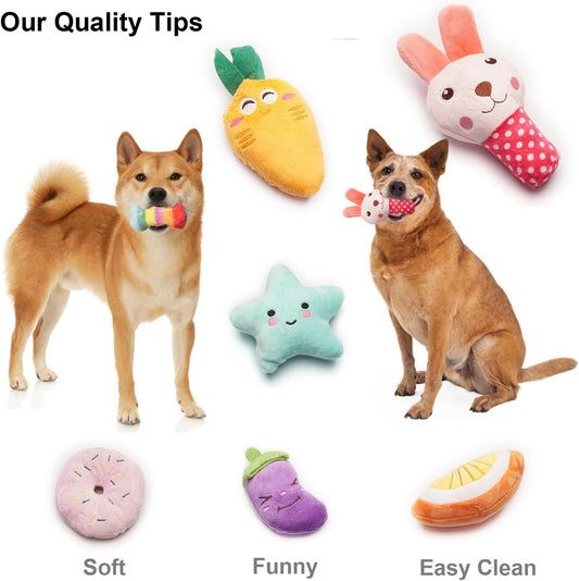 Squeaky Puppy Toy Pack for Small Dogs