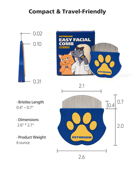 Gentle Puppy Eye Comb For Tear Stain Cleaning