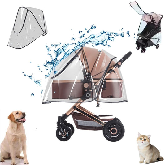 Universal Dog Stroller Rain Cover For All-Weather