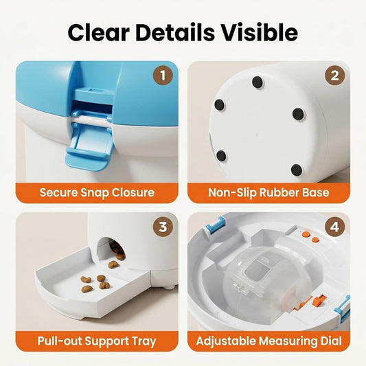 Rechargeable Interactive Dog Treat Dispenser Training Toy