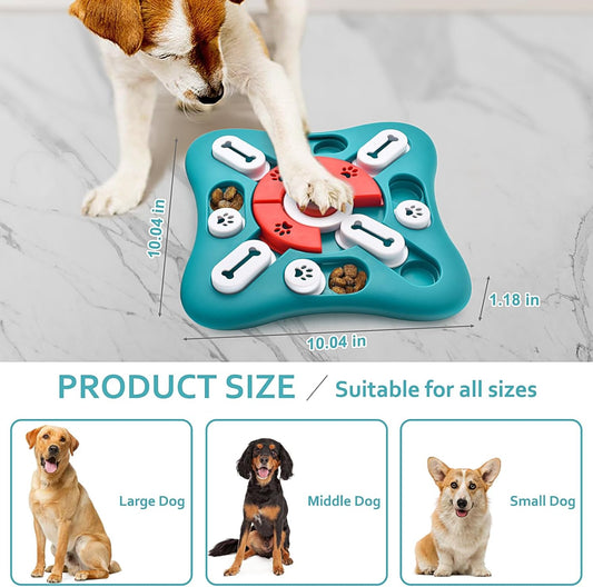 Interactive Treat Dispensing Dog Puzzle for Enrichment