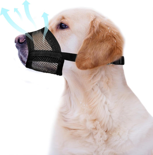 Soft Mesh Dog Muzzle for Medium Training Dogs