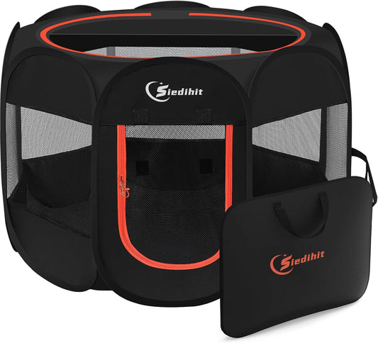 Portable Puppy Playpen For Indoor Outdoor Use