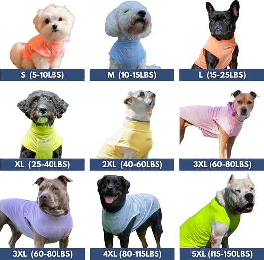 Dog Sun Shirt SPF30 | UV Protection Lightweight Cooling T-Shirt for Pets