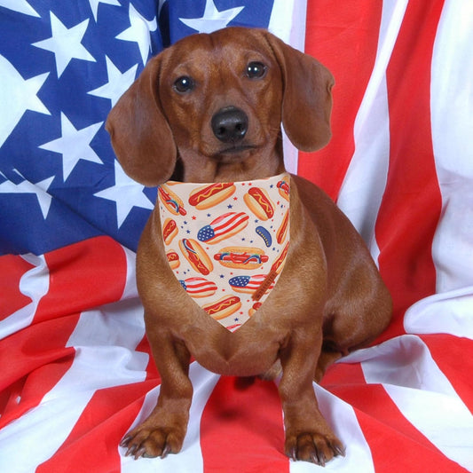 Patriotic Picnic Dog Bandana Two-Pack for Celebrations