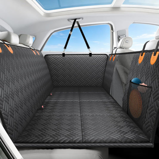 Hard Bottom Dog Car Seat Cover With Expanded Space