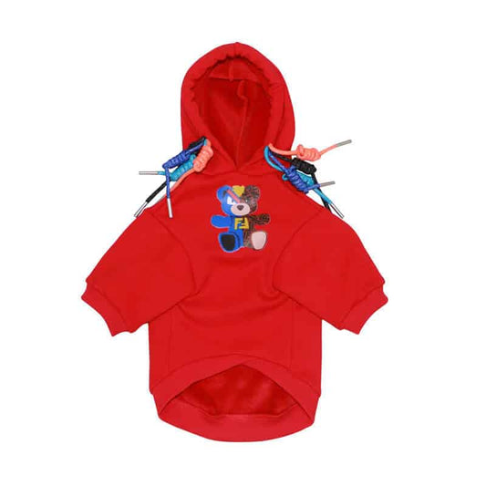 Red Whimsical Clothes For Dogs