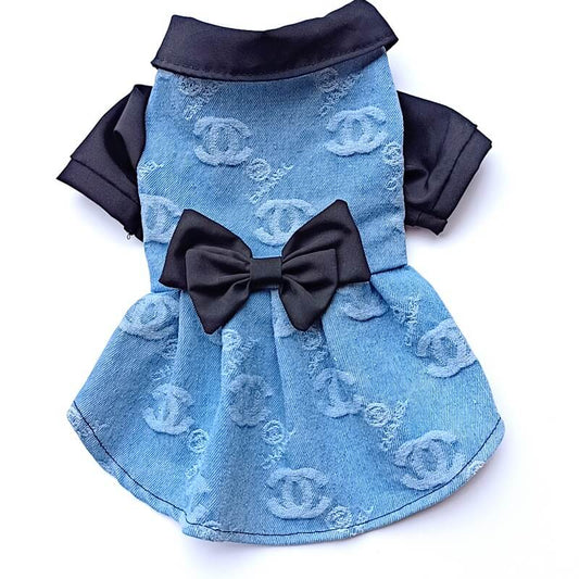 Designer Small Dog Vibrant Dresses