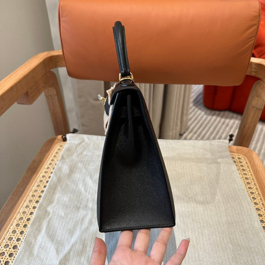 Kelly 28 Black Luxury Bag