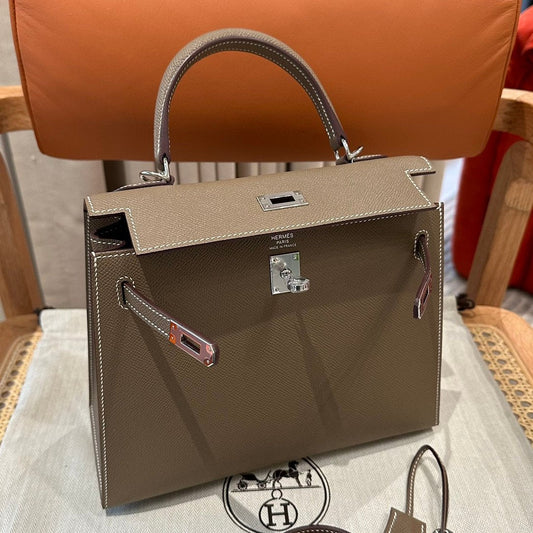 Kelly 25 Etoupe Luxury Bag