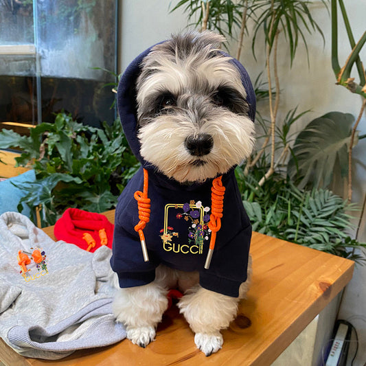 Floral Trend Pup Hoodie
