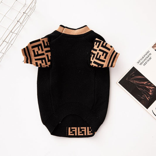 Fancy Personalized Dog FF Sweater