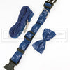 Ellie Blue Bowtie Collar And Whimsical Leash