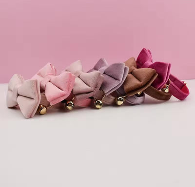 Velvet Charme Collars And Bow Fresh Ties