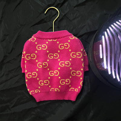 GG Pink Vneck Offbeat Sweater