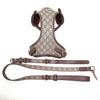 Luxury Leather Poochi Harness, Collar & Lead