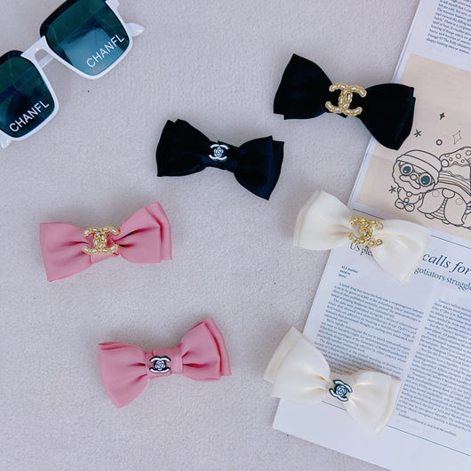 CC Fancy Hair Vibrant Bow tie Clip