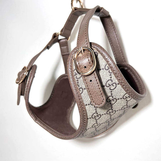 Luxury Leather Poochi Harness, Collar & Lead