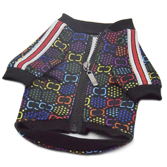 GG Lux Striped Sparkle Dear Doggo Offbeat Jacket