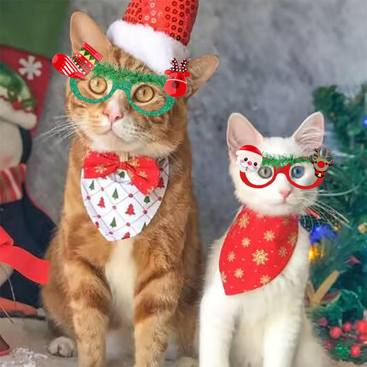 Chirtsmas Decorative Doggo Party Rawcut Sunglasses