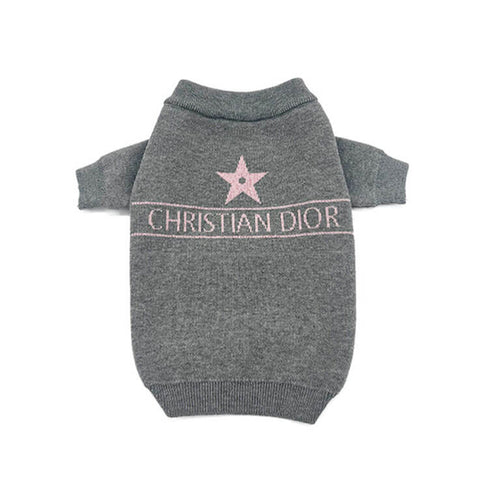 Timeless Grey Black Sweater For Dog