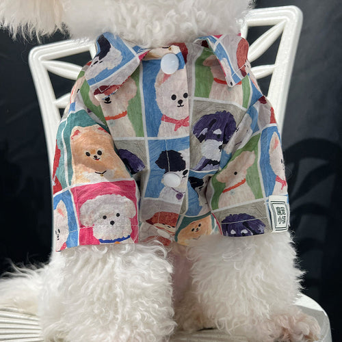 Pet Dog Sketchy Clothes