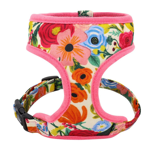 Cute Printed Flower Adjustable Backspin Harness