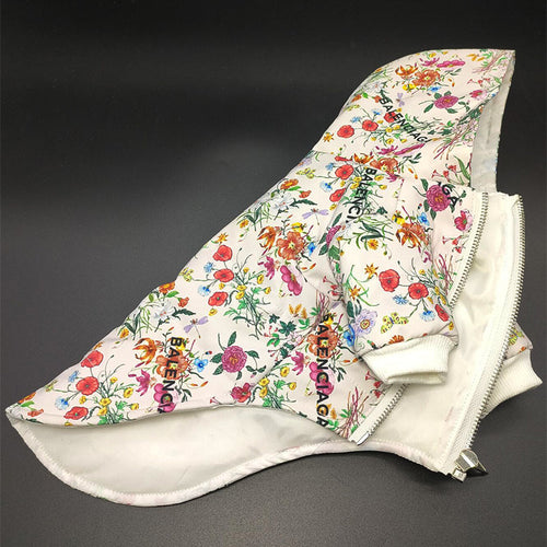 Balenciaga Floral Furry Fashion Doggo Sweet Jacket