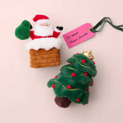 Santa Snuffle Dog Toy