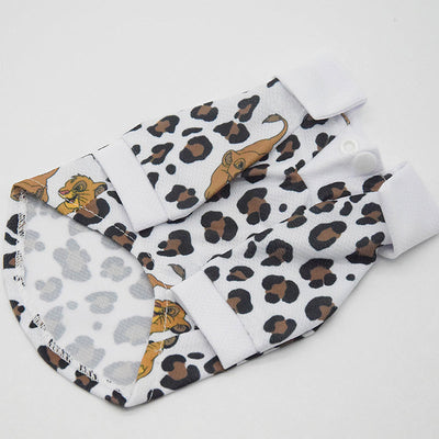 Doggo Lion Print Dog Polo Shirt Rewind Summer