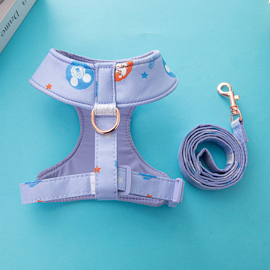 Mickey Lux Drip Harness & Leash Lit Set