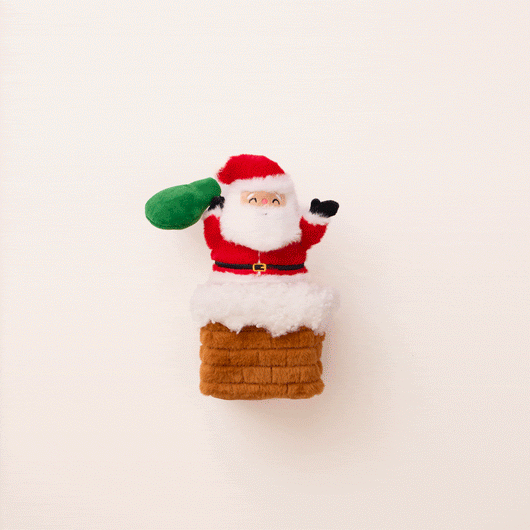 Santa Snuffle Dog Toy