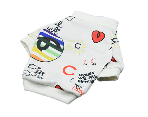 CC Drip Graffiti Rawcut Sweater