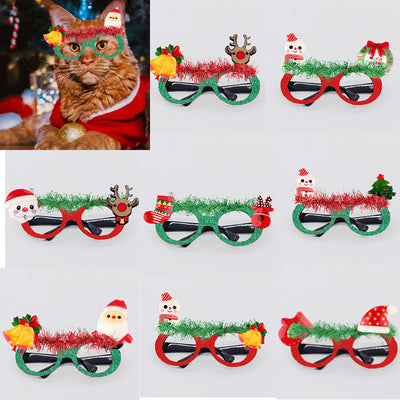 Chirtsmas Decorative Doggo Party Rawcut Sunglasses