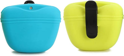 Easy-clean Treat Bag turned inside out after carrying wet food