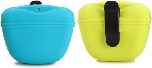 Easy-clean Treat Bag turned inside out after carrying wet food
