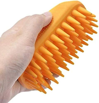 Silicone Pet Shampoo Massage Grooming Bath Brush