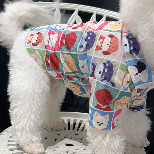Pet Dog Sketchy Clothes