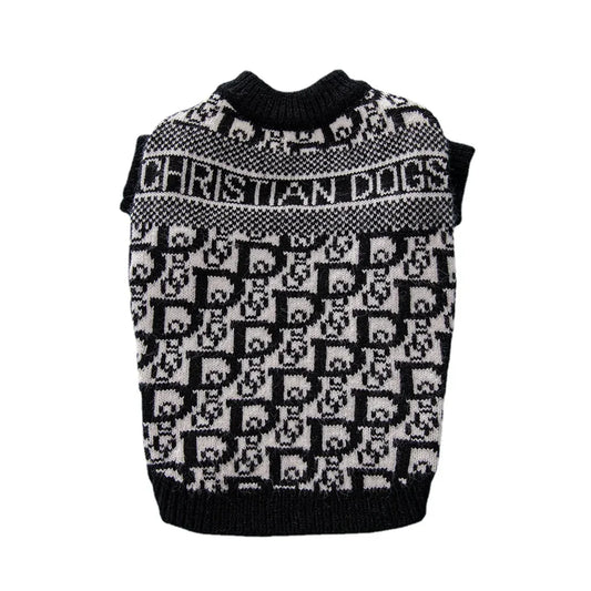 DD  Black Bubbly Sweater