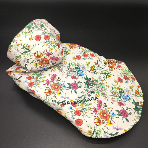 Balenciaga Floral Furry Fashion Doggo Sweet Jacket