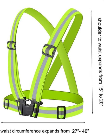 Adjustable Reflective Safety Vest for Dog Walking