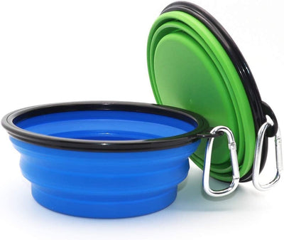 Collapsible Dog Bowls 2-Pack Portable