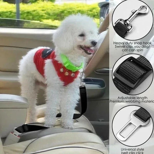 2 Pack Pet Safety Seatbelt for Dogs & Cats