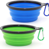 Collapsible Dog Bowls 2-Pack Portable