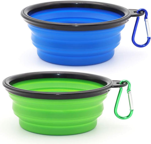 Collapsible Dog Bowls 2-Pack Portable

