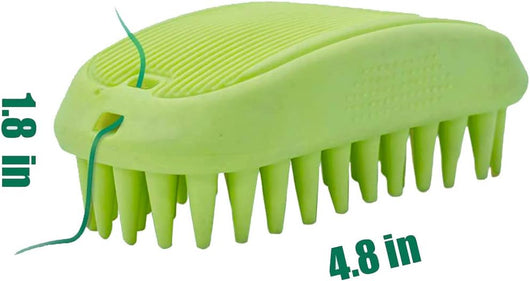 Silicone Pet Shampoo Massage Grooming Bath Brush