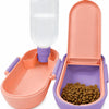 Dog Water Bottle with Food Container