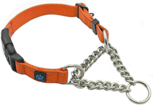 Stainless Steel Dog Chain Martingale Collar
