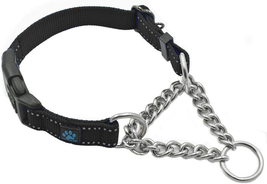 Stainless Steel Dog Chain Martingale Collar